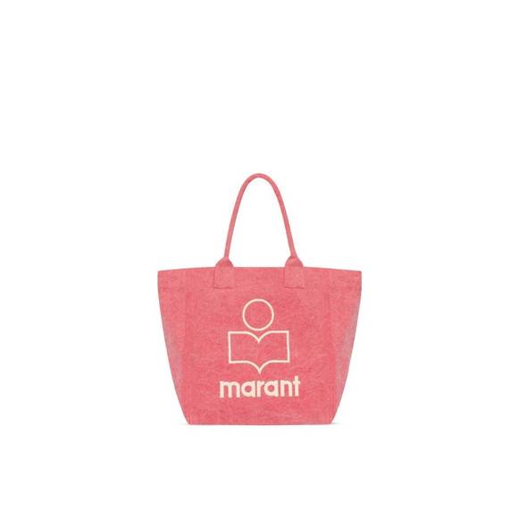 NEW ISABEL MARANT unisex small yenky tote bag in berry - Picture 1 of 3